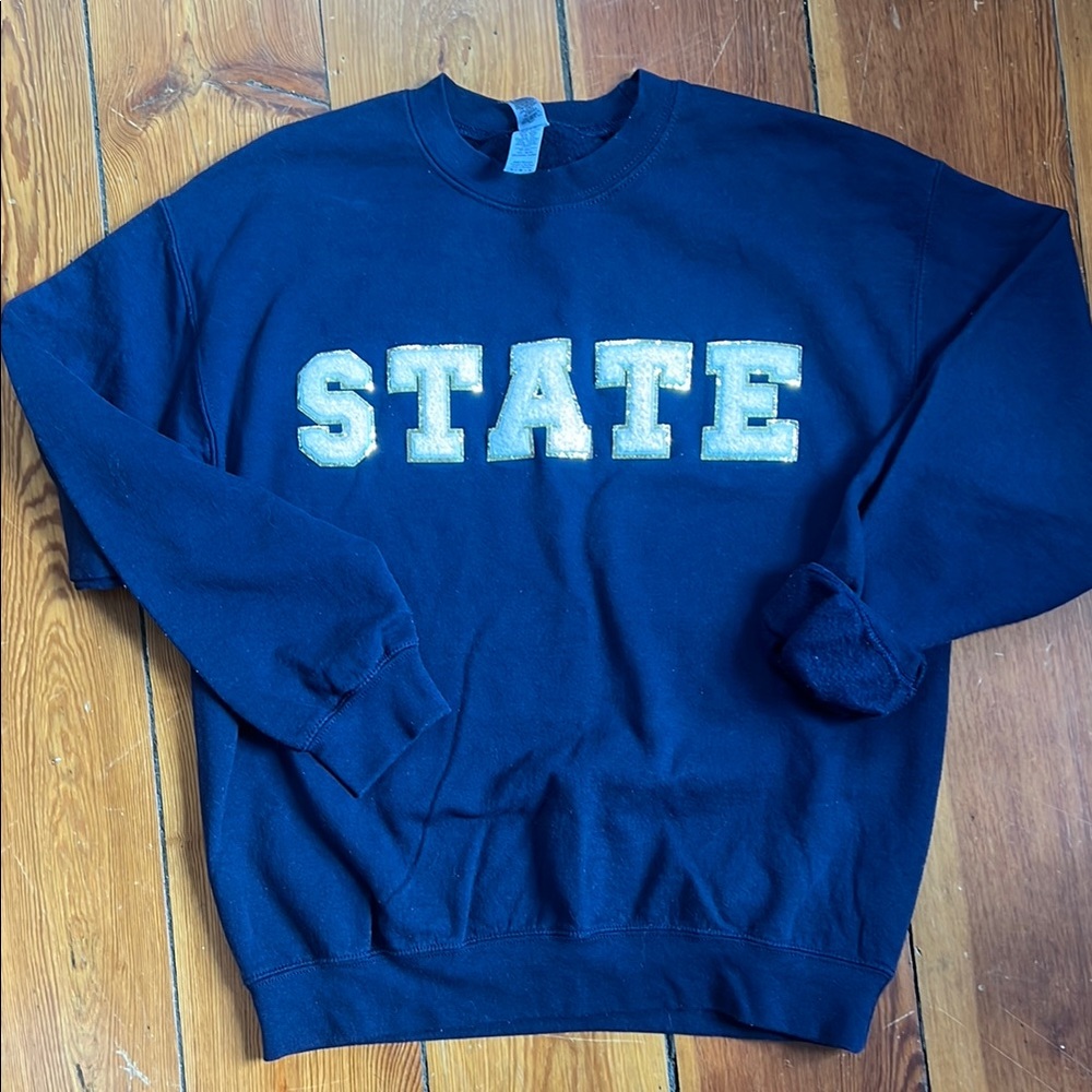 Navy Blue State Crewneck